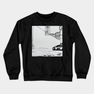 Traffic warden | Comics Style Crewneck Sweatshirt